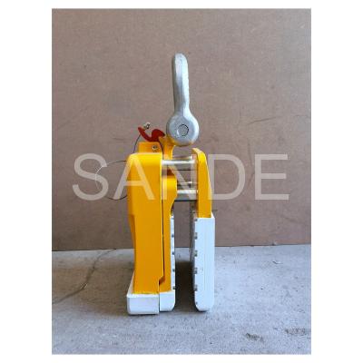 China Heavy Lift Slab SANDE Stone Slab Lifter With White Rubber For Marble And Engineered Stone Granite Grapple Stone Range 70mm for sale