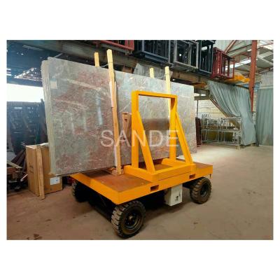 China Sande Machinery Repair Shops Machinery Granite Slab Bundles Transport Stone Trolley for sale