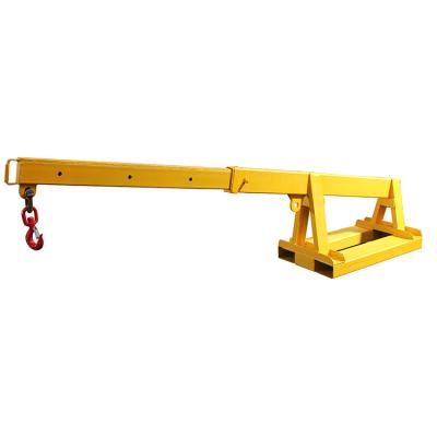 China XUNDA Forklift Boom Extension Forklift Attachment For Unloading Stone Package From Container for sale