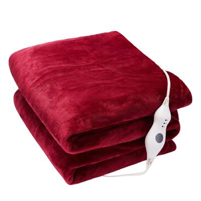 China Amazon portable hot selling heated blanket the best choice when you lay on the bed enjoy the warming moments for sale