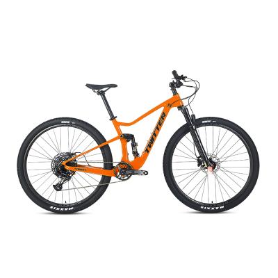 China NX-12 FOREST UV Colored Speed ​​Twitter Laser Full Suspension T000 Carbon Fiber Mountain Bike Bicycle for sale