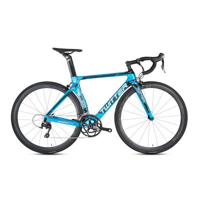 China TWITTER 700C carbon fiber road bike bicycle men's road bike with R2000-16speed racing road bike for sale for sale