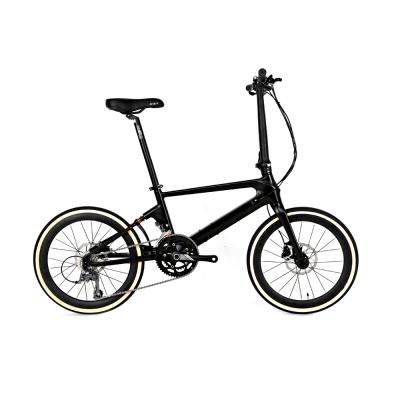 China Newest Carbon Folding Bike Folding Bike 451 Carbon Frame 22 Speed ​​Foldable Bike OEM Customized for sale