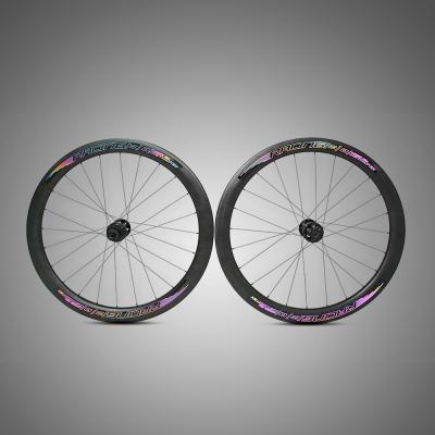 China 700c road bicycle RS-CBR50 OEM road bike wheelset carbon fiber disc high quality road bicycle wheels for sale