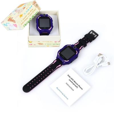 China Hot Selling Q19 Amazon Sixth Generation Q19 Z6 Touch Screen Kids Smart Watch SOS Waterproof Smart Watch 2g Child Call Rescue for sale