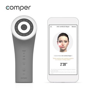 China 2020 New Anti-Puffiness EMS RF LED Trends MASS For Face Toning Devices Face Skin Massage Machine RF Device Beauty Care for sale