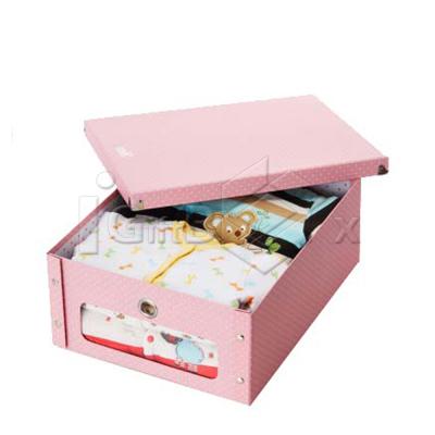 China Wholesale Recyclable Luxury Decorative Newborn Gift Box For Baby Clothes for sale