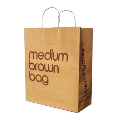 China Manufacturers Recyclable Wholesale Cheap Recycle Craft Brown Kraft Paper Bag Bulk for sale