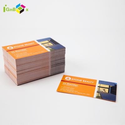 China Business Envelope Professional Customized New Design Printing Paper Full Color Business Cards for sale