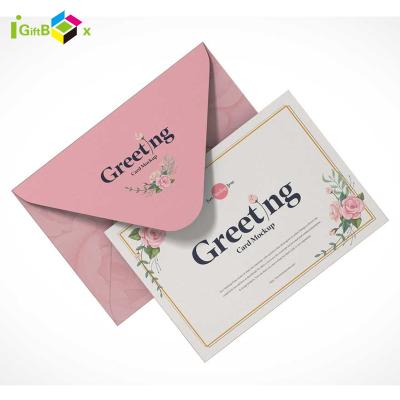 China Gift & Craft Customized Printing Art Paper Products Thank You Thanksgiving Greeting Card for sale