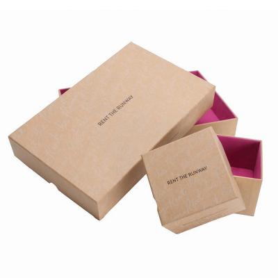 China Recyclable Custom Jewelry Packaging Boxes Ring / Earrings / Necklace Cardboard Jewelry Boxes for sale