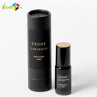 China Customized Different Designs Recyclable Logo Printing Paper Cylinder Lipgloss Tube Packaging Box for sale