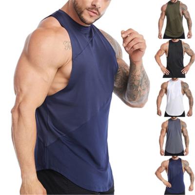 China Logo Gym Fitness Mens Stringer Custom QUICK DRY Fail Top Gym Men Fail Top for sale