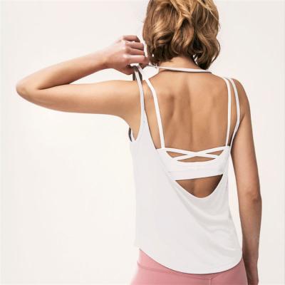 China Wholesale Soft Breathable Comfortable Sports Active Vest Dropshipping Women Gym Yoga Top Tank Top Tank Top for sale