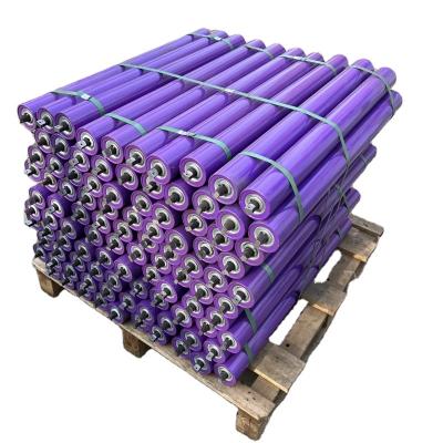 China Machinery Repair Shops Manufacturer Mining Industry Conveyor Carrying Through Idler Return Rollers for sale