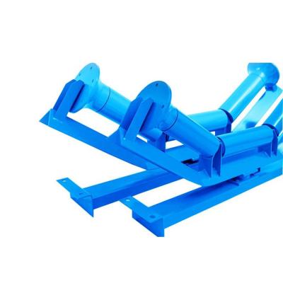 China Machinery Repair Shops Manufacture Self Aligning Belt Conveyor Friction Carrier Idler Roller with Frame for sale