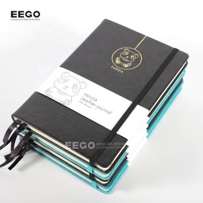 China Hardcover 2019 2020 Women's Amazon Company Logo Recycled Blank Page Paper Dotted Numbered Leather Diary Planner for sale