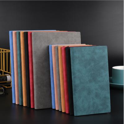 China Printed 2021 Custom Size Eco-Friendly Custom Business Leather Cover PU Leather Journal Notebooks for sale