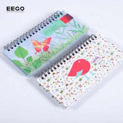 China Cute Weekly 2018 Agenda Notebook Printed Colorful Striped Sheet, Custom Spiral Notebook Planner for sale