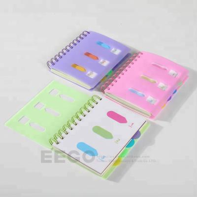 China Small Subject Notebook 5 Custom Logo Kids Notebook Spiral Notebook Dividers for sale