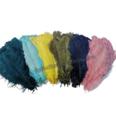 China Handcraft Decoration Feather Feather Material Factory Wholesale Free Sample Ostrich Wing Plumes Feather ODM and OEM for sale