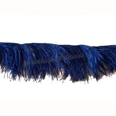 China For arts and crafts NO.29 10-14cm 2ply China manufacturer high quality ostrich feather trim treble trim ostrich feather fringe ostrich feather trim for sale