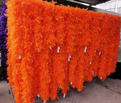 China 2020 Hot Selling Decorative Child's Birthday Party Decoration Red Feather Boa Feather Feather Boas Candlelight for sale