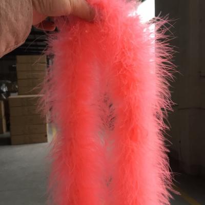 China Decoration Feather Manufacturer Factory Directly Newest Design Marabou Material High Main Quality Blue Feather Boa Customized for sale