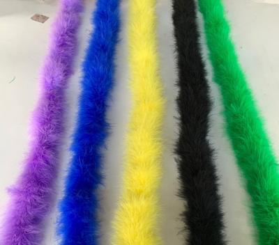 China Professional Wholesale Cheap Handmade High Quality Feather Boa Turkey Feather Factory Marabou Feather Boa Feather Boa Candle Turkey for sale