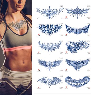 China New Design 2022 Sweatproof Temporary Tattoo Fashionable Temporary Temporary Tattoo Sticker Half Lasting Non Toxin Tattoo for sale