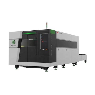 China Laser CUTTING JQ Laser 1530AP Paddle Switch Double Fiber Laser Cutting Machine Platform Metal Cutting for sale