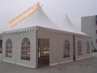 China Outdoor  5x5m UV Resistance Fireproof Powder Coated Steel Party Event Tent Wedding  Pagoda for sale