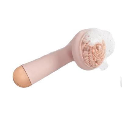 China Wholesale Detergent Electric Home Waterproof Pore Massager Silicone Facial Acne Treatment Beauty Facial Cleansing Brush for sale