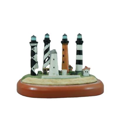 China Handmade resin crafts lighthouse from keywest europe lighthouse souvenir for sale