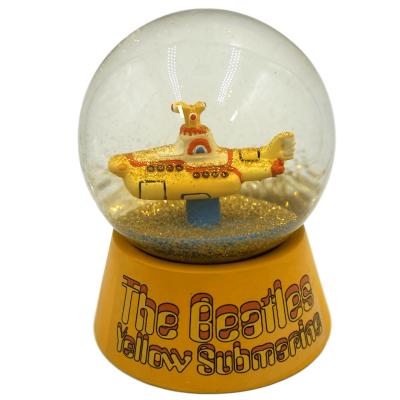 China Europe Customized Polyresin 100mm Snow Globe Water Snow Globe Company Birthday Customized Brand Snow Globe Customsized for sale