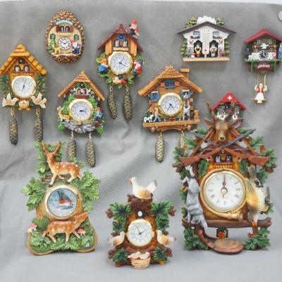 China Wholesale Antique Style Cartoon Swing Children Boy Quartz Wall Clock Decoration Clock Home Gifts For Boy for sale