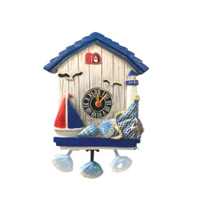 China Antique Style 4 Inch Cartoon Kids Swing Boy Wall Quartz Clock Home Decoration For Bedroom Cuckoo Clock for sale