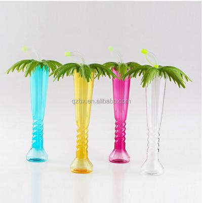 China Minimalist Palm Tree Luau Yard Cups Party 6-Pack - For Frozen Margaritas Cold Drinks Drinks Kids Parties for sale