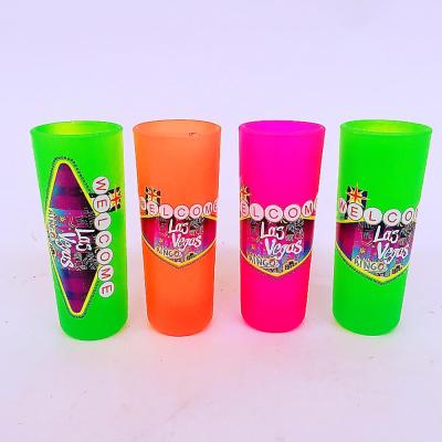 China Stocked 50ml Colored Transparent Custom Souvenir Shot Glass for sale