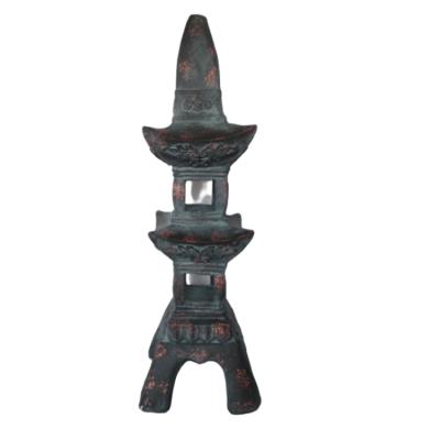 China Handmade Resin Buddhist Pagoda Garden Pagodas For Garden Decoration for sale