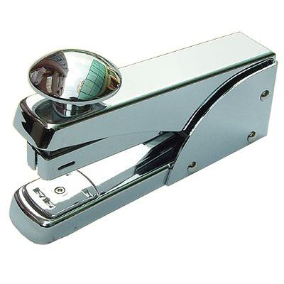 China New Universal Heavy Duty Glossy Office Used Novelty Manual Metal Stapler for sale