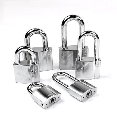 China 65mm Chinese Security Low Carbon Steel 3 Guard Padlock Same Key Long Truck Shackle Padlocks For Sale HG850-L for sale