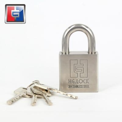 China ANTI CUT 304 Stainless Steel Anti-Cut Saw Waterproof Padlock For Outdoor Lock Use for sale