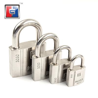 China Best Safety Gym Padlock Hex Truck Key Front Entry Padlock Stainless Steel Padlock Anti Lock HG3030 for sale