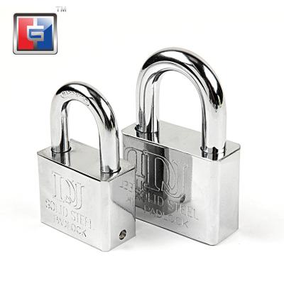 China 40mm 50mm cast iron hammer cut safety iron u-type protection lock gray durable guard padlock DJ-401 for sale