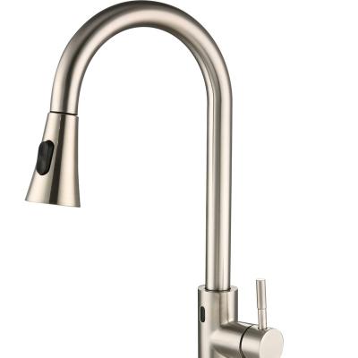 China Sense Faucets Bestselling Touchless Sensor Feature Kitchen Faucet Pull Out Faucet Bathroom for sale