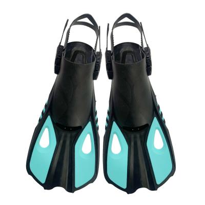 China Durable Eco - Friendly Comfortable Traveling Sizes Short Blade Adjustable Factory Prices Swim Fins Scuba Diving Fins For Swimming Snorkeling Diving for sale