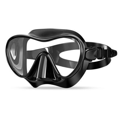 China Amazon View 180 diving mask hotsale silicone tempered glass dive mask free diving mask popular wide sea for sale