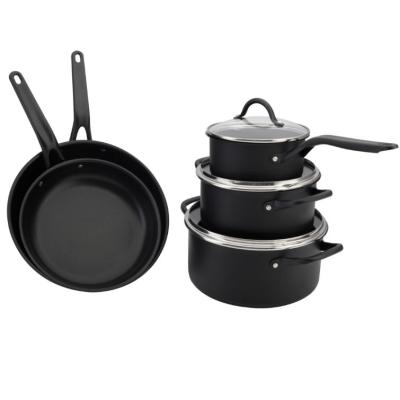 China Sustainable Stainless Steel Kitchen Cookware Set Pots And Pans Cooking Pots Casserole Kitchen Pot Pans Non-Stick Cookware for sale