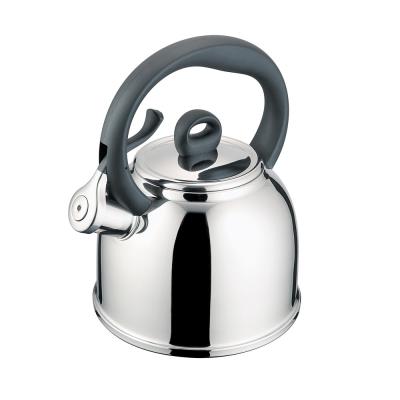 China Sustainable Maker Stainless Steel Portable Hot Water Whistling Kettle With Handle Kettle Stainless Steel for sale